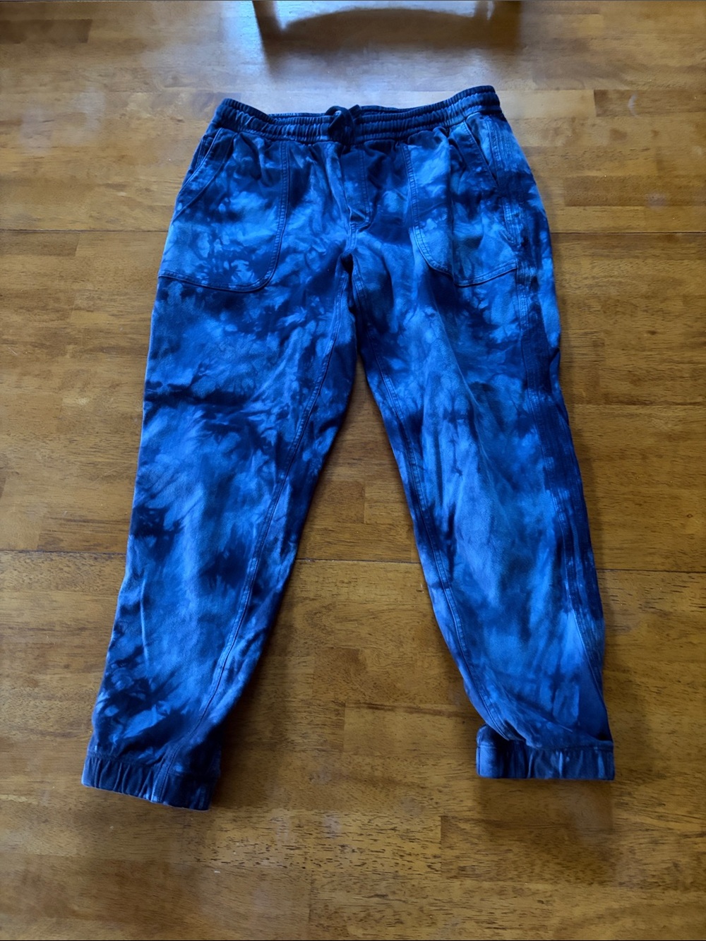 Athleta Blue Tie-Dye Jogger Pants
